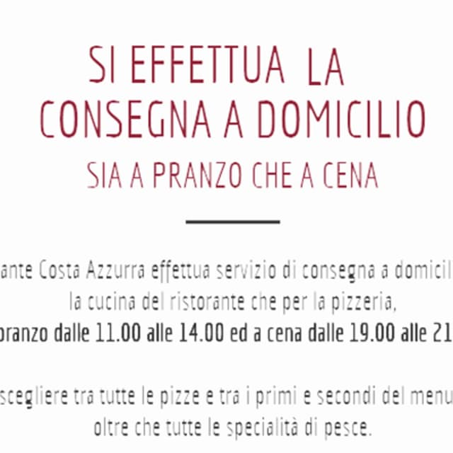 Costa Azzurra Ristorante Pizzeria - Immagine 1