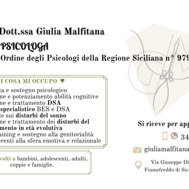 Dott.ssa Psicologa Giulia Malfitana - Immagine 1