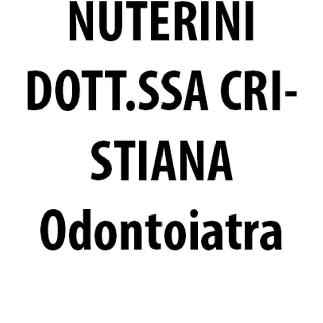 Nuterini Dott.ssa Cristiana - Immagine 1