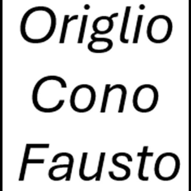 Origlio Cono Fausto - Immagine 1