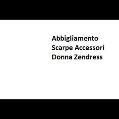 Abbigliamento Scarpe Accessori Donna Zendress