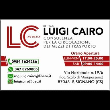 Agenzia pratiche auto LC di Luigi Cairo
