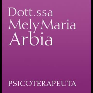 Arbia Dott.ssa Mely Maria Psicoterapeuta