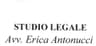 Logo Avv. Erica Antonucci