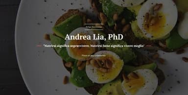 Dott. Andrea Lia, Nutrizionista