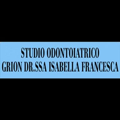 Grion D.ssa Isabella Francesca Odontoiatra