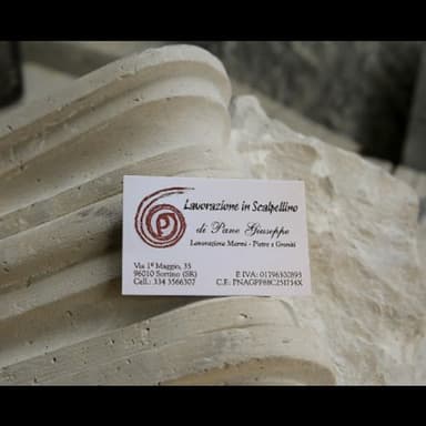 Lavorazione in Scalpellino di Pane Giuseppe