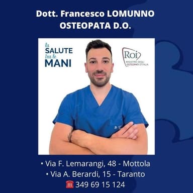 Osteopata Dott. Francesco Lomunno