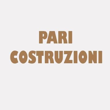 Pari Costruzioni