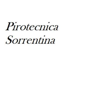 Pirotecnica Sorrentina
