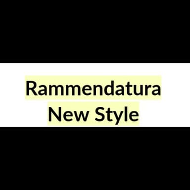 Rammendatura New Style