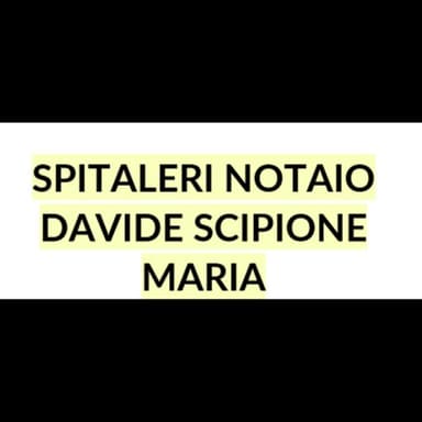 Spitaleri Notaio Davide Scipione Maria