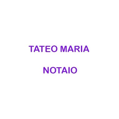 Tateo Maria Notaio