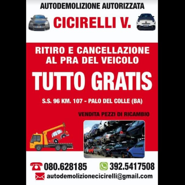 Autodemolizione Autorizzata Cicirelli - Immagine 1