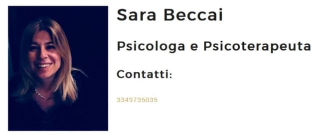 Beccai Dott.ssa Sara Psicologa - Psicoterapeuta - Immagine 1