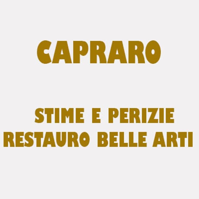 Capraro - Stime e Perizie - Restauro Belle Arti - Immagine 2