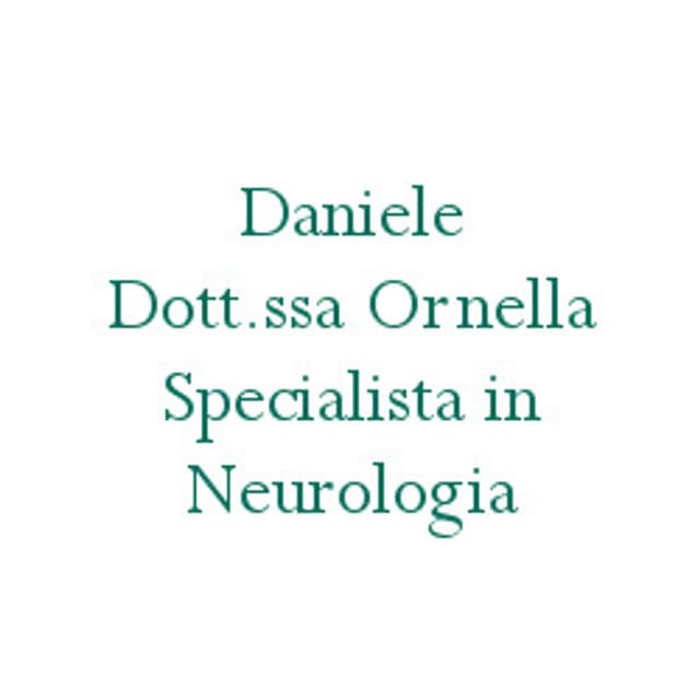 Daniele Dr.ssa Ornella Specialista in Neurologia - Immagine 1