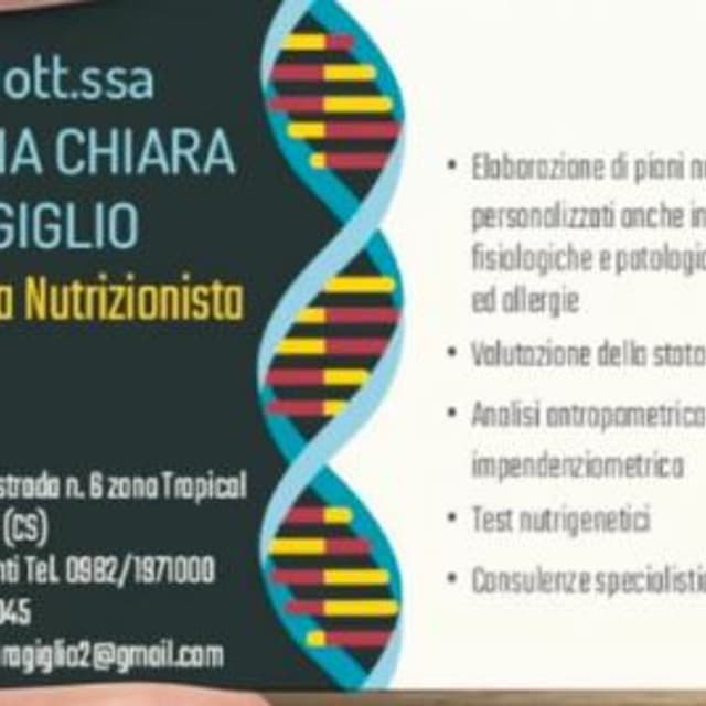 Giglio dott.ssa Maria Chiara - Biologa Nutrizionista - Immagine 1