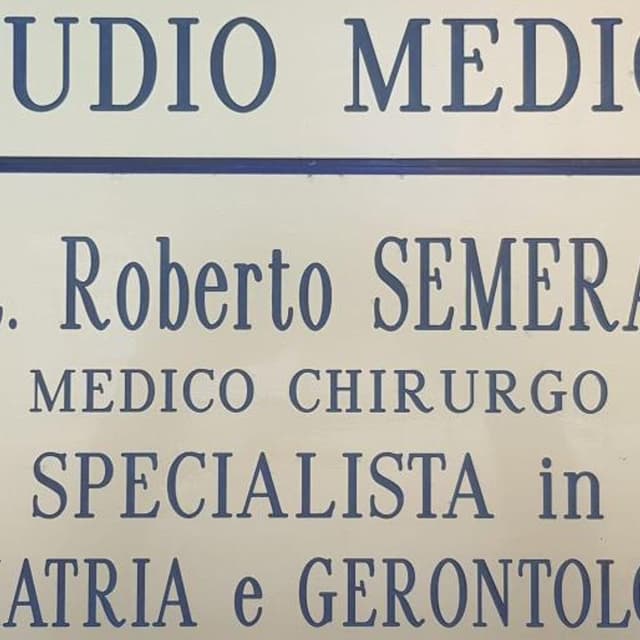 Semeraro Dott. Roberto Specialista Geriatria e Gerontologia - Immagine 1