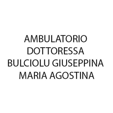 Ambulatorio Dottoressa Bulciolu Giuseppina Maria Agostina