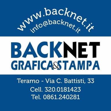 Backnet - Tipografia, Stampa Digitale ed Oggettistica Promozionale