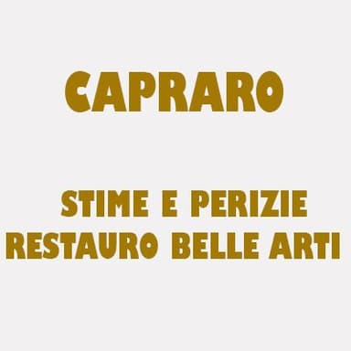 Capraro - Stime e Perizie - Restauro Belle Arti