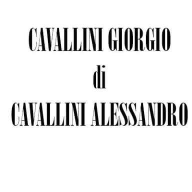 Cavallini Giorgio di Cavallini Alessandro