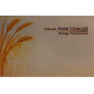 Cinacchi Dott.ssa Anna Nutrizionista