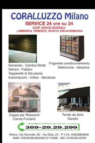 Coralluzzo Pronto Intervento Service 24 ORE Urgente Milano