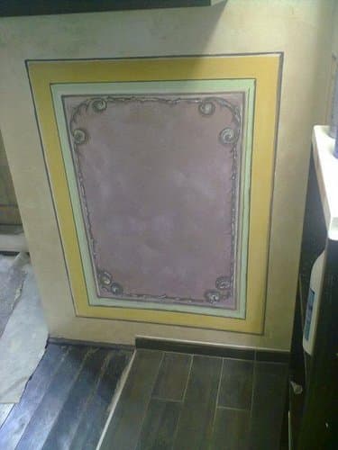 Decorazioni carbone-pareti d’autore