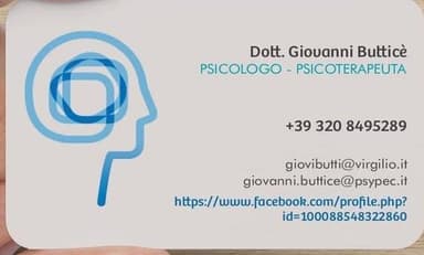 Dott. Giovanni Butticè - Psicologo Psicoterapeuta