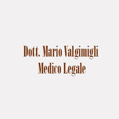 Dott. Mario Valgimigli Medico Legale