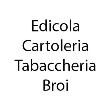 Edicola Cartoleria Tabaccheria Broi