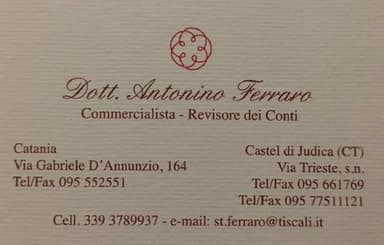 Ferraro Antonino dottore commercialista