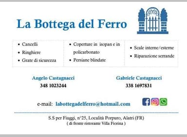 La Bottega del Ferro di Castagnacci Angelo & Gabriele