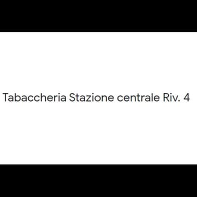 Tabaccheria Rosini Stazione Centrale Riv. 4